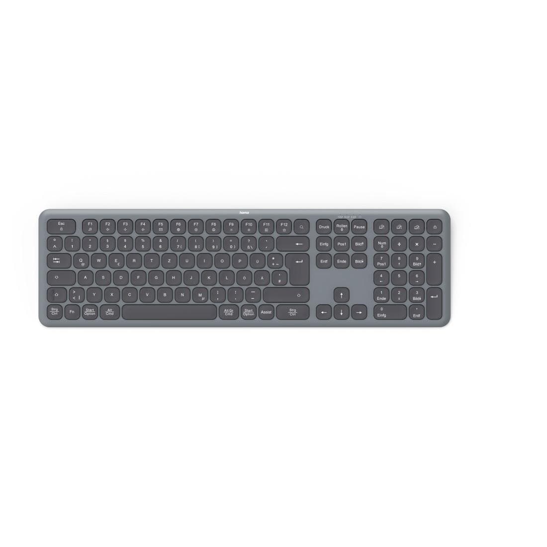 "Multi-Device-Tastatur ""WK-550"", kabellos, Funk u. Bluetooth®, SW, QWERTZ DE (00173063)"