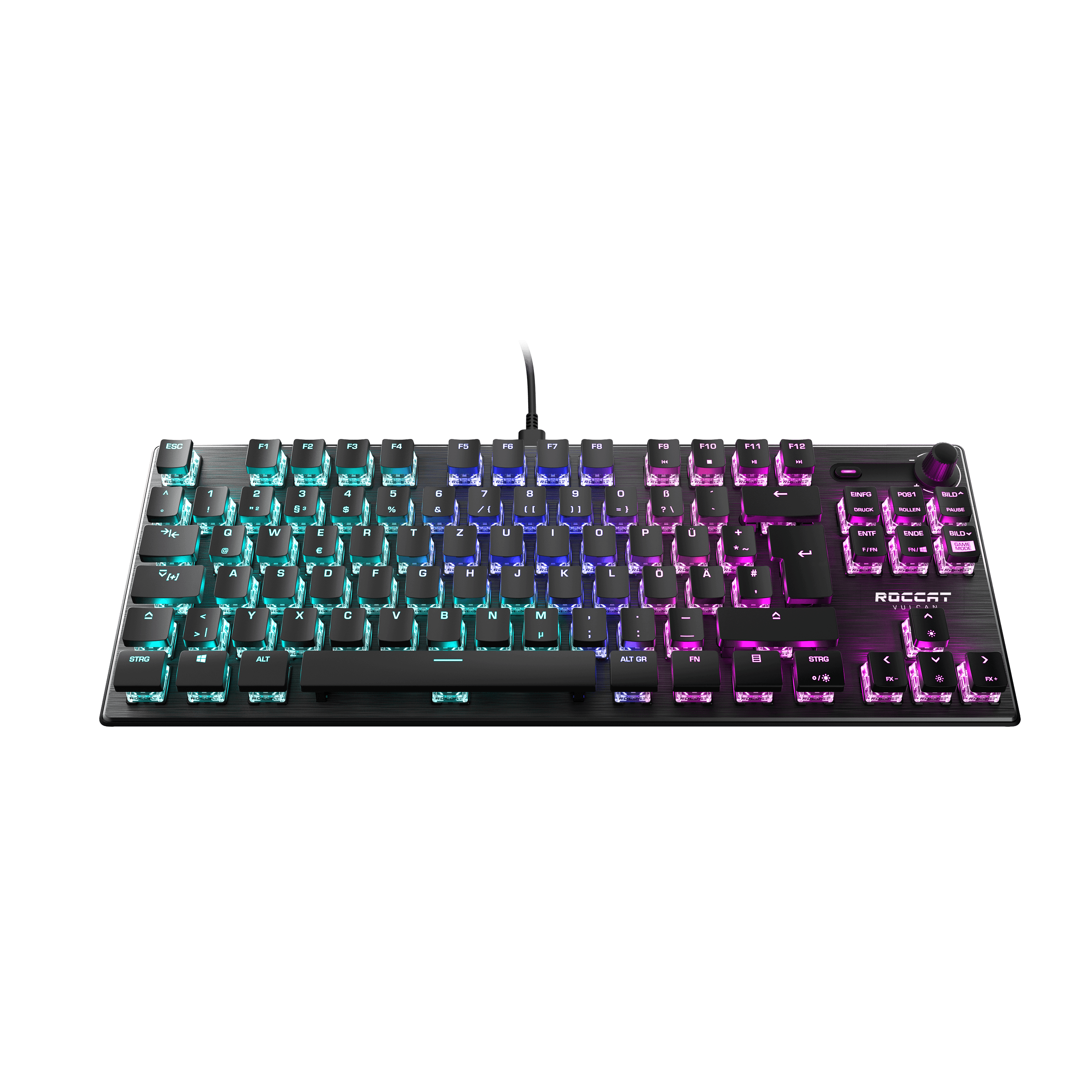 Vulcan TKL - Kompakte Mechanische RGB Gaming Tastatur schwarz