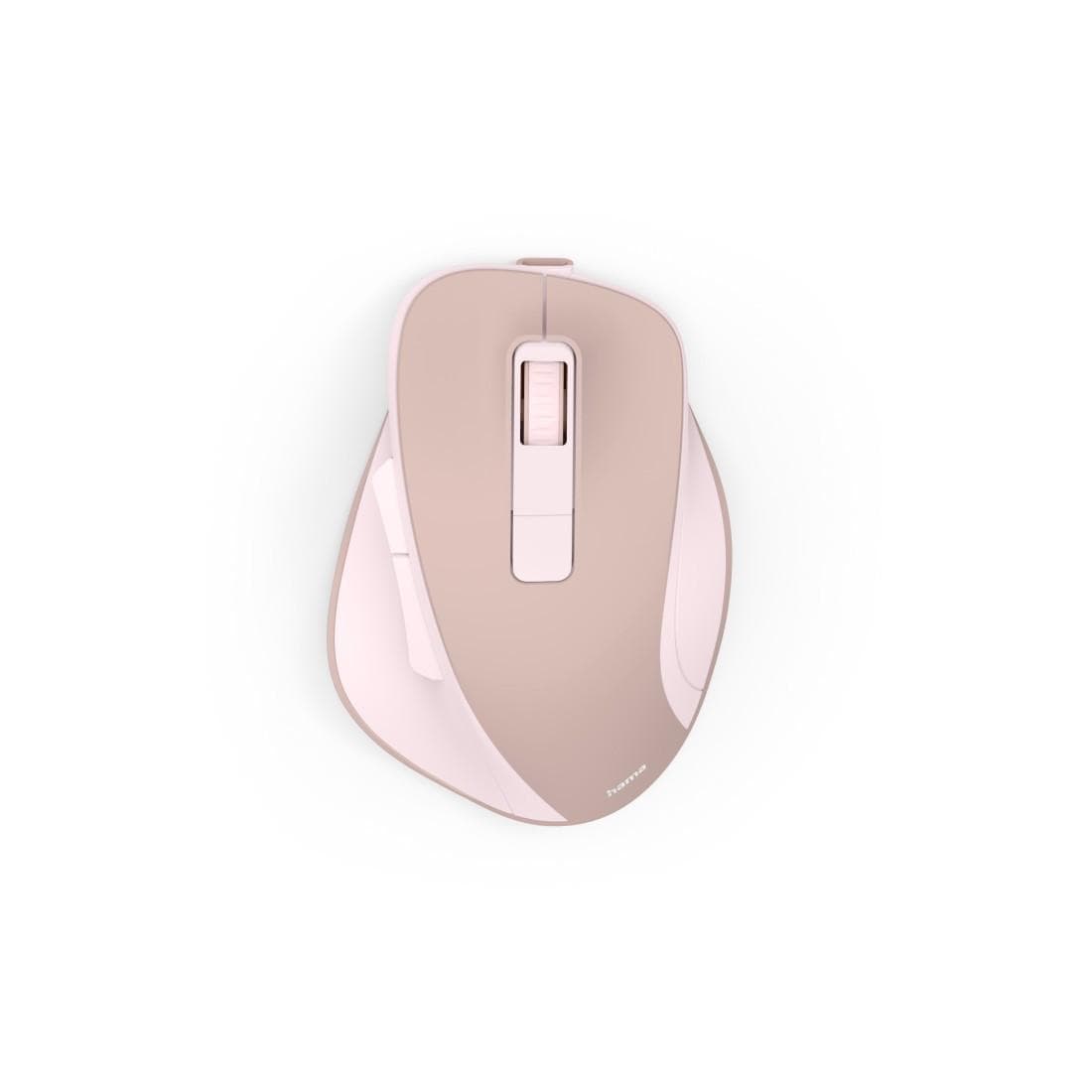 Funkmaus WM-500, ergonomisch, 6 Tasten, ohne Klickgeräusch, Akku, Rosa (00173085)