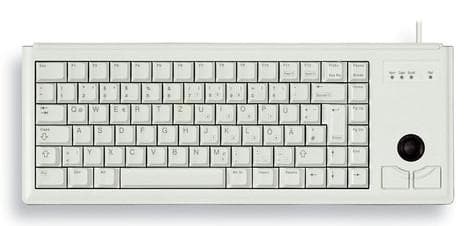 G84-4400 Corded DE-Layout hellgrau TRACKBALL USB Tastatur