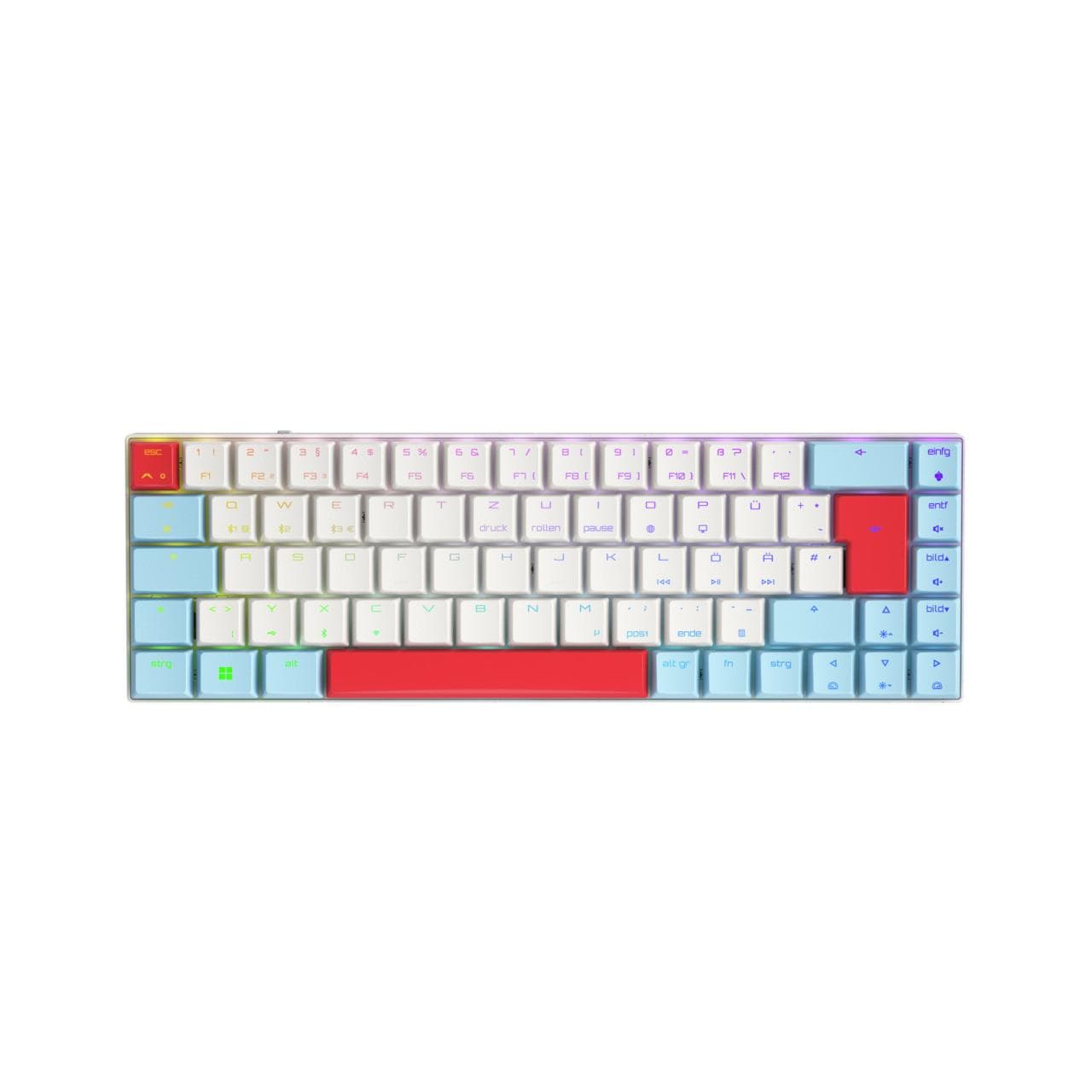 Gaming-Tastatur MX-LP 2.1 Compact Wireless, MX LOW PROFILE RGB SPEED, Weiß
