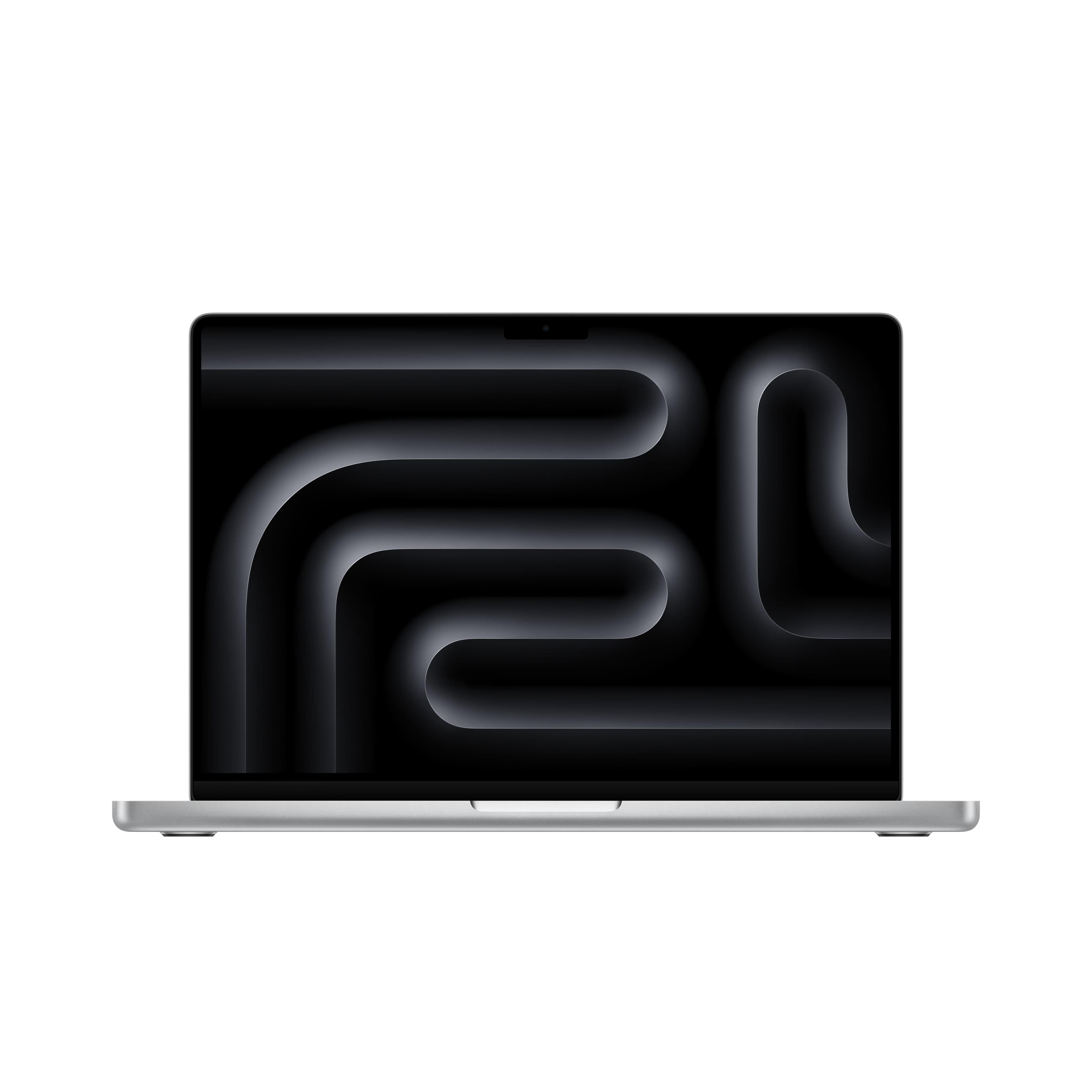 MacBook Pro, Silber 14 Zoll, M3, 8-Core-CPU, 10-Core-GPU, 8GB, 1TB SSD