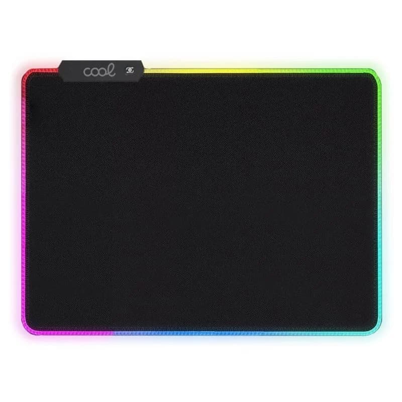 Cooles schwarzes RGB-Gaming-Mauspad