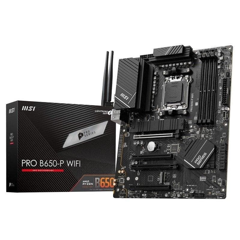 Motherboard MSI PRO B650-P WIFI AMD B650 Sockel AM5 DDR5 ATX WiFi 6E