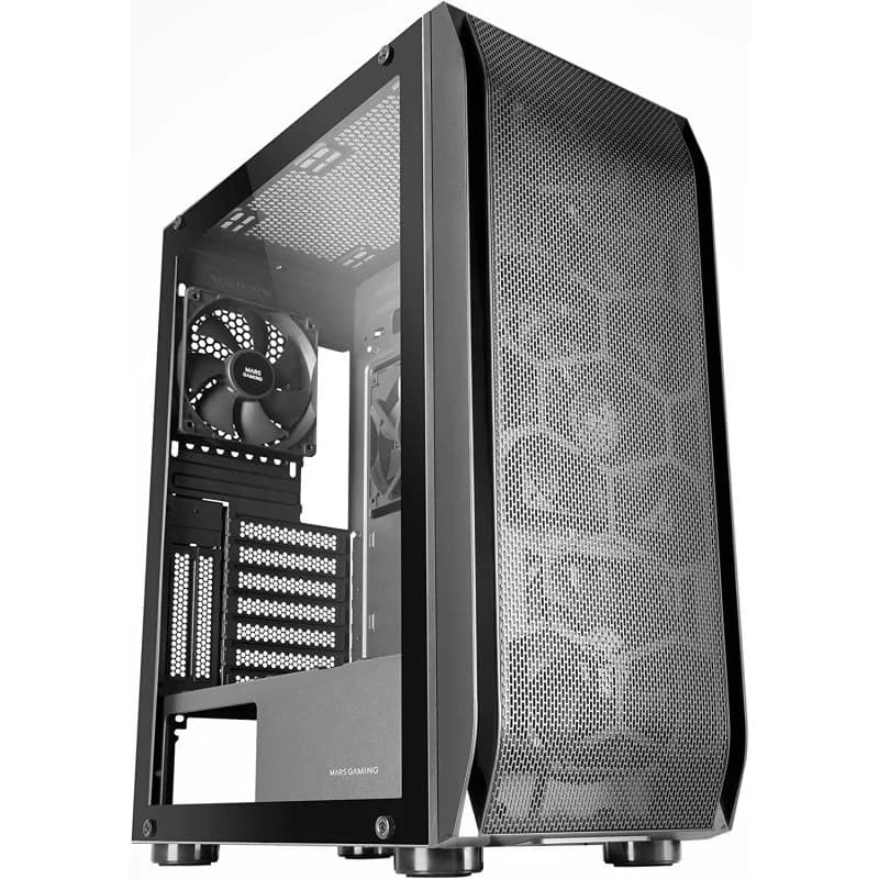 Mars Gaming MC-PRO2 gehärtetes Glas USB 3.0 Schwarz