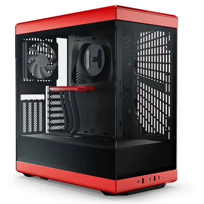 Hyte Y40 Hartglas USB 3.0 Rot