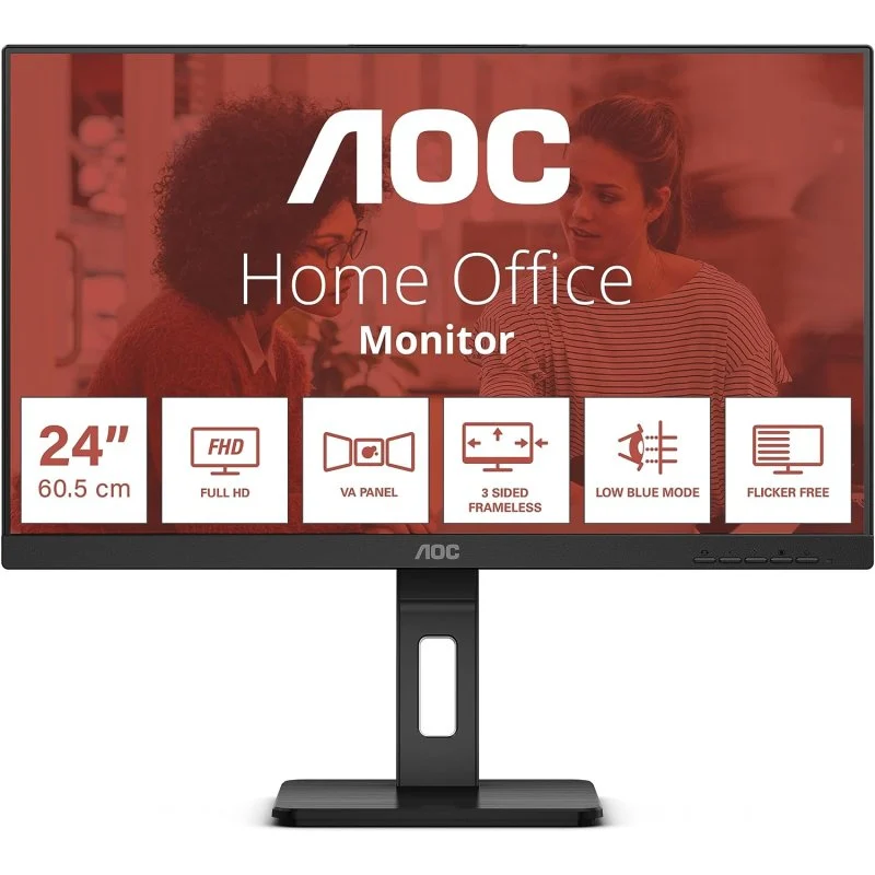 AOC E3 24E3QAF LED display 60,5 cm (23.8") 1920 x 1080 Pixel Full HD LCD Schwarz