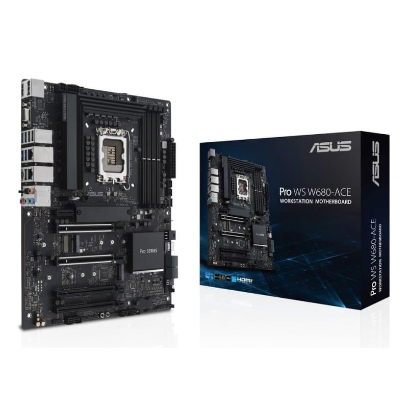 Motherboard ASUS PRO WS W680-ACE Intel W680 LGA1700 DDR5 ATX 2.5GbE Thunderbolt