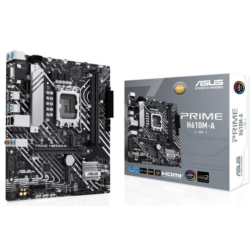 ASUS PRIME H610M-A-CSM Intel H610 LGA 1700 micro ATX