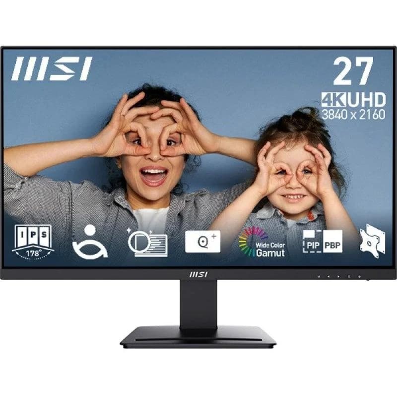 Monitor MSI PRO MP273U 27" UltraHD 4K 60Hz IPS 4ms Lautsprecher VESA HDR
