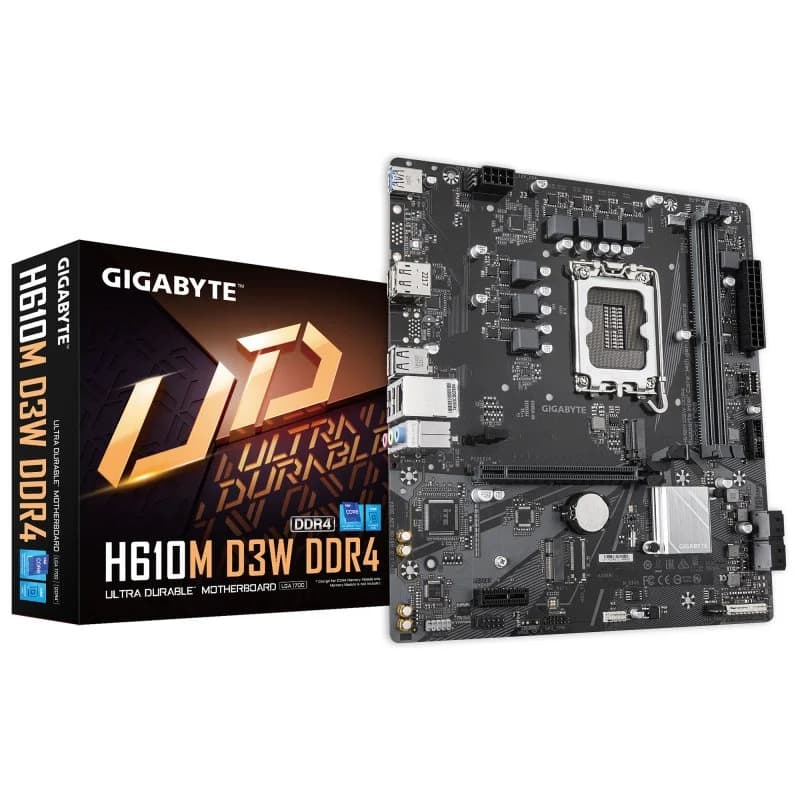 GIGABYTE H610M D3W DDR4 Motherboard Intel H610 LGA 1700 micro ATX