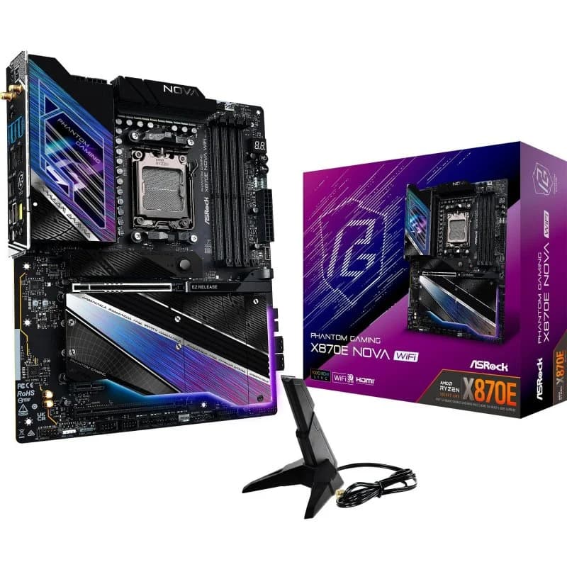 Asrock-Motherboard X870e Nova WLAN (am5)