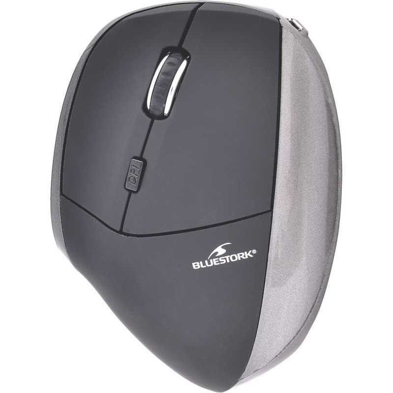 Bluestork M-WL-ERGO-BK Kabellose Maus 1200 DPI Schwarz