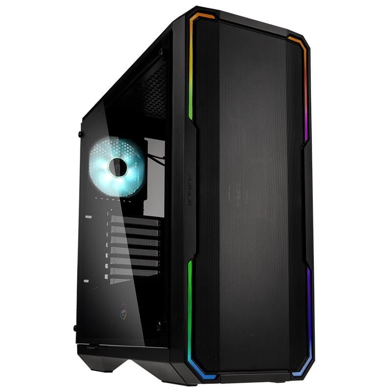 BitFenix Enso Mesh Mid-Tower ATX Tempered Glass RGB Schwarz