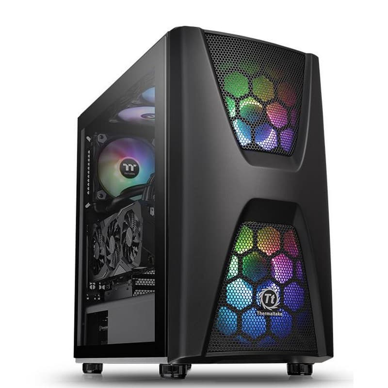 Thermaltake Commander C34 TG ARGB Edition gehärtetes Glas USB 3.0