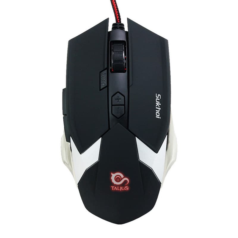 Talius Sukhoi Gaming-Maus 2500 DPI Schwarz