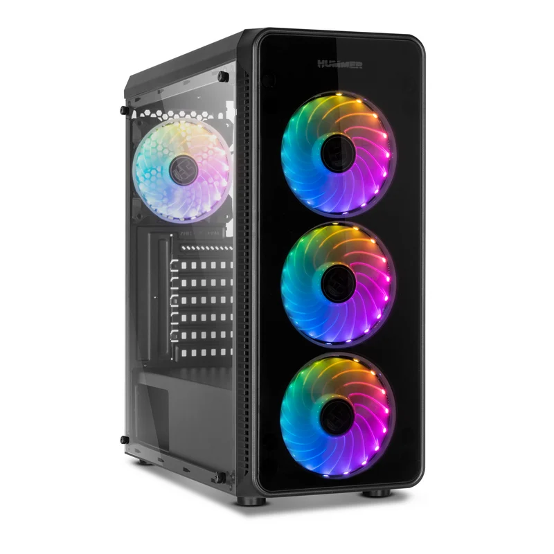 Nox Hummer TGM ARGB gehärtetes Glas USB 3.0