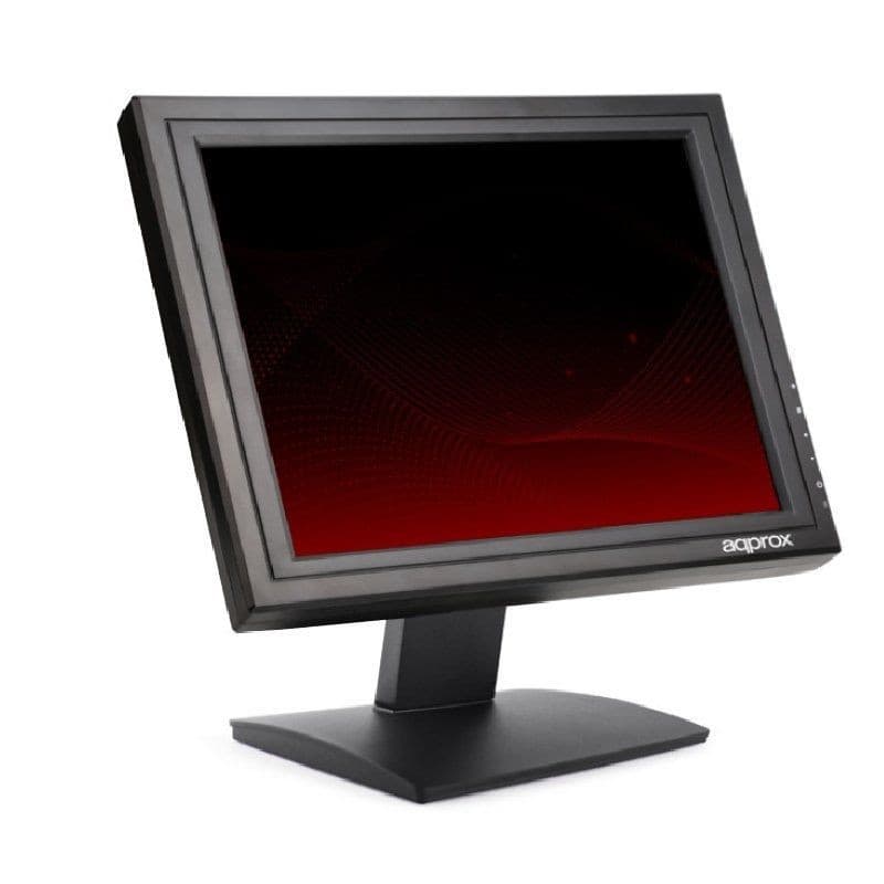 Approx APPMT15W5 15" Touchscreen-Monitor für POS, Schwarz