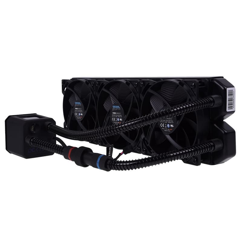 Alphacool Eisbaer 360 CPU Prozessor All-in-One-Flüssigkeitskühler 12 cm Schwarz
