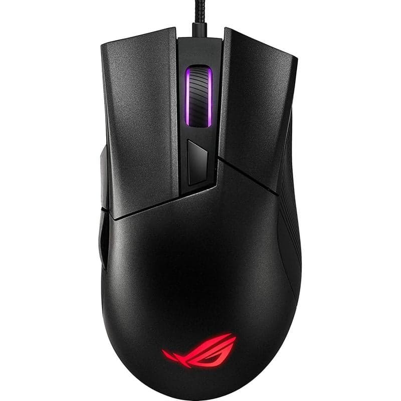 ASUS ROG Gladius II Core Maus Gaming rechts USB Typ-A Optisch 6200 DPI