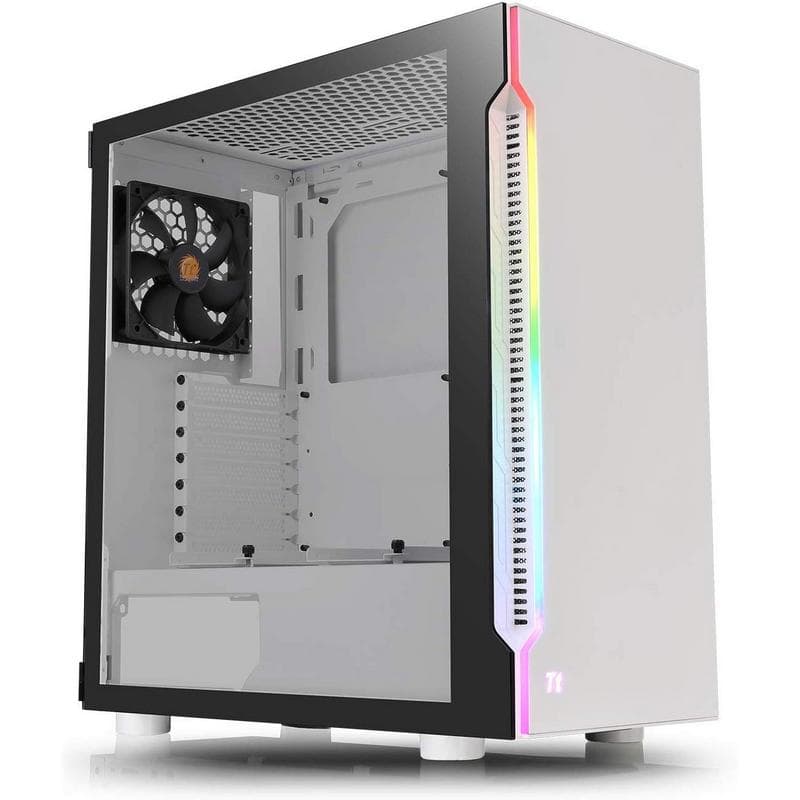 Thermaltake H200 TG RGB Snow Tempered Glass USB 3.1 Weiß