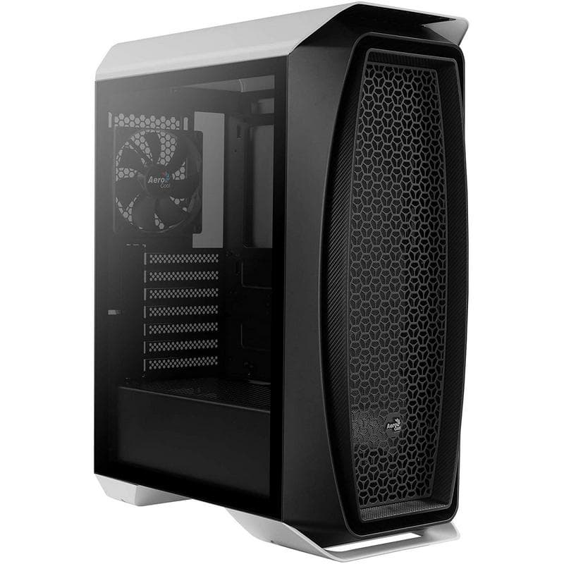 Aerocool Aero One Tempered Glass USB 3.1 Weiß
