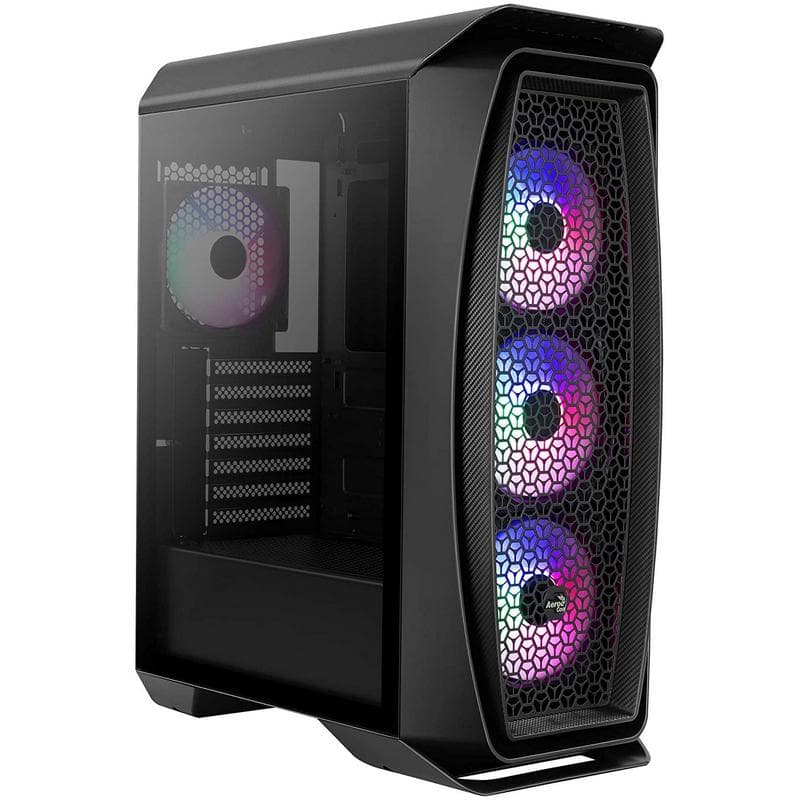 Aerocool Aero One Frost gehärtetes Glas USB 3.1 RGB Schwarz