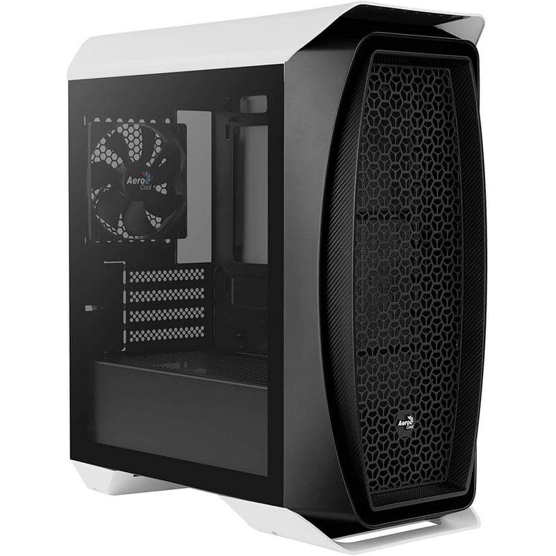 Aerocool Aero One Mini Tempered Glass USB 3.1 Weiß