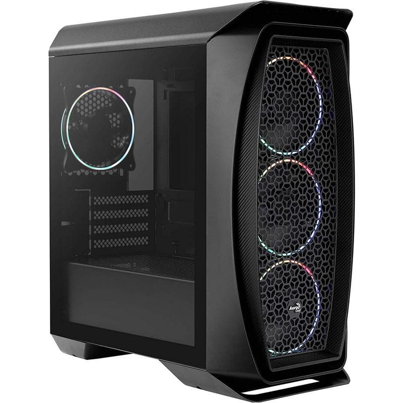 Aerocool Aero One Mini Eclipse gehärtetes Glas USB 3.1 RGB schwarz