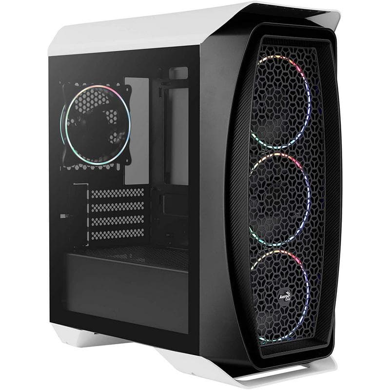Aerocool Aero One Mini Eclipse Tempered Glass USB 3.1 RGB weiß