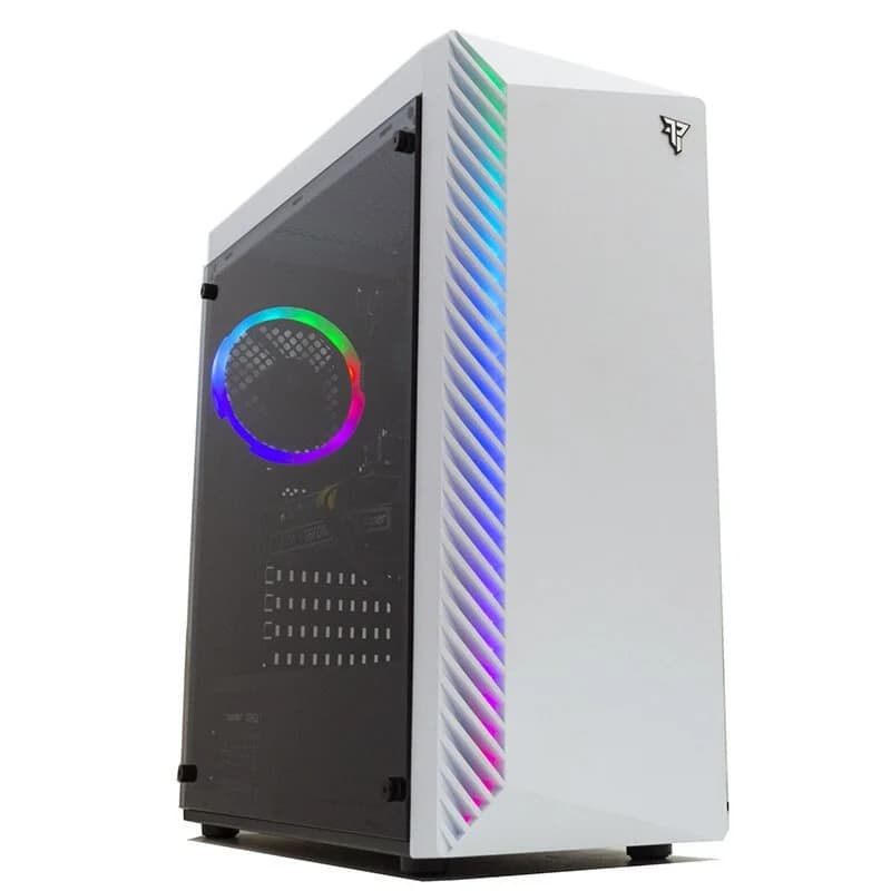 Tempest Compact Shade RGB ATX Tower Weiß