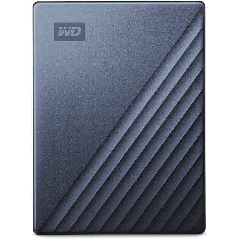 Western Digital My Passport Ultra Externe Festplatte 5 TB USB Typ-C 3.2 Gen 1 (3.1 Gen 1) Blau