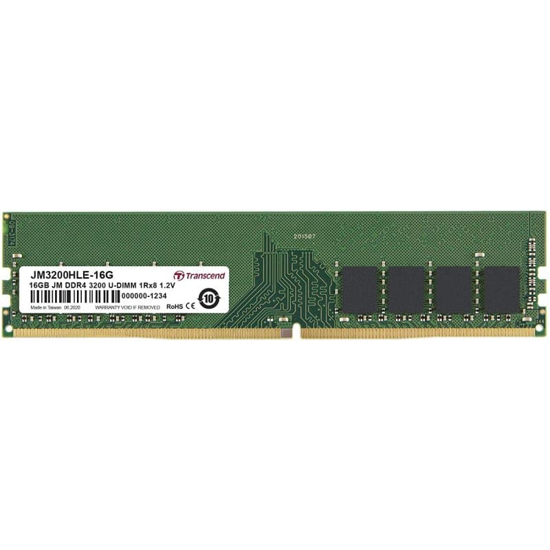 Transcend JetRam JM3200HLE-16G Speichermodul 16 GB 1 x 16 GB DDR4 3200 MHz