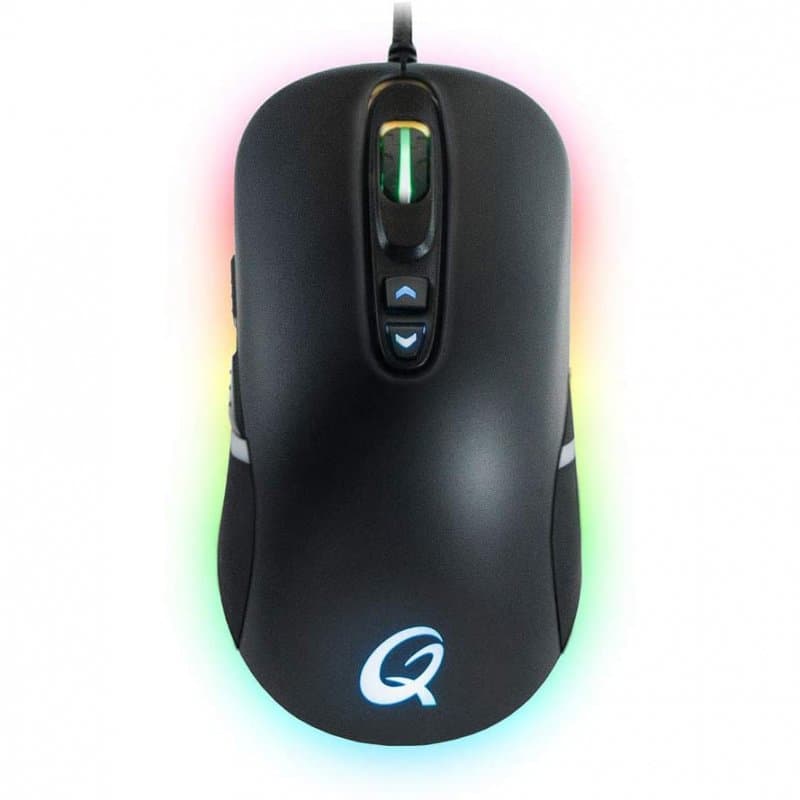 QPAD DX-30 Maus Gaming Beidhändig USB Typ-A Opto-mechanisch 2800 DPI