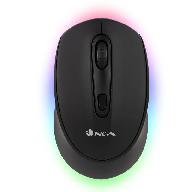 NGS Smog-RB RGB Kabellose Multi-Device-Maus Schwarz
