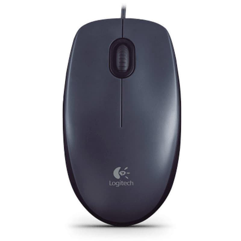 Logitech Mouse M90 Maus Büro Beidhändig USB Typ-A Optisch 1000 DPI
