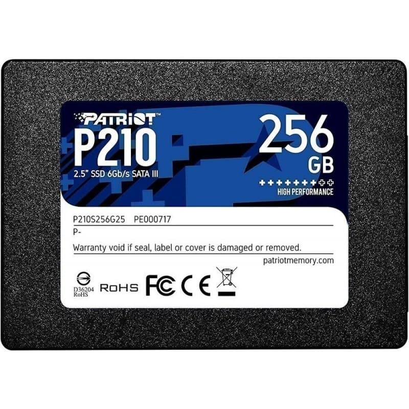 Patriot P210 2,5" SSD 256GB SATA 3
