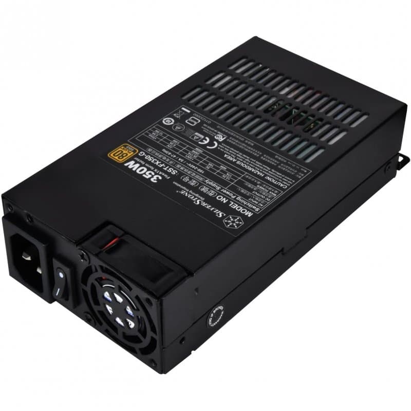 Silverstone FX350-G Netzteil 350 W 20+4 pin ATX Flex ATX Schwarz