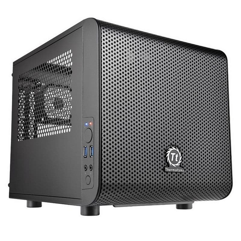 Thermaltake Core V1 Cube Schwarz