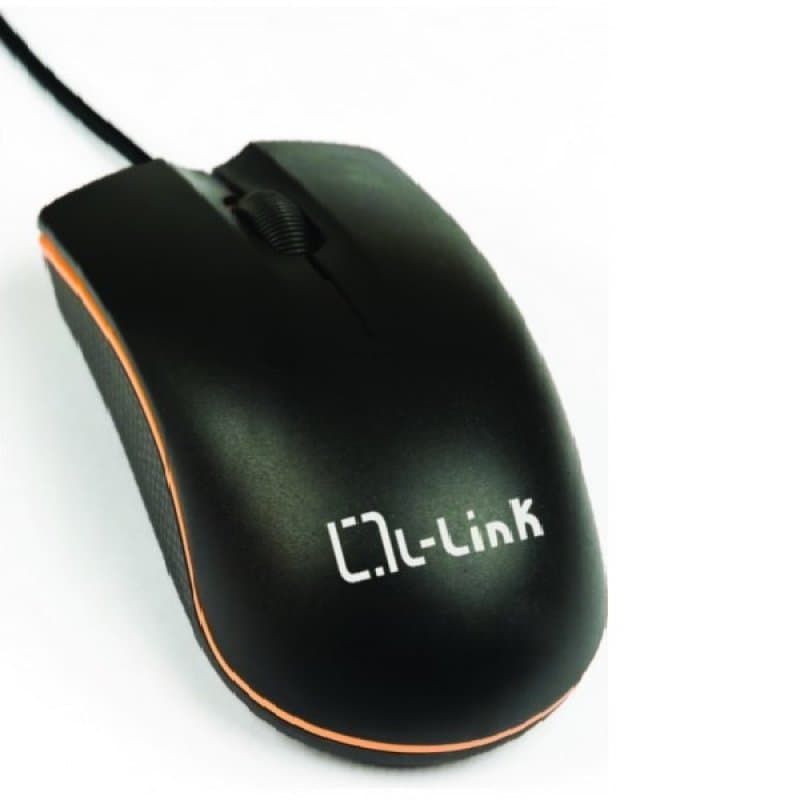 L-Link LL-2081 Optische Maus, Schwarz
