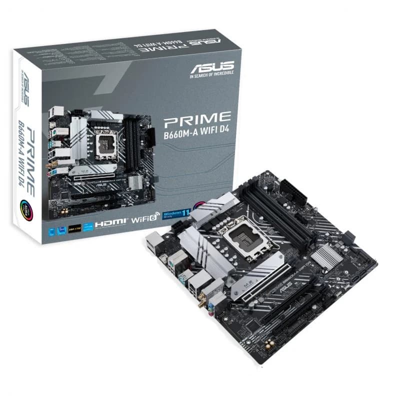ASUS PRIME B660M-A WIFI D4 Intel B660 LGA 1700 micro ATX