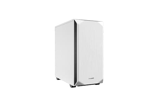 be quiet! Pure Base 500 White, PC-Gehäuse, 2X Pure Wings 2 140mm Lüfter, Airflow und Silence optimierte Topcover, Radiatoren bis 360mm