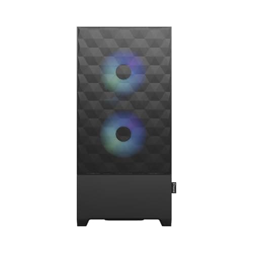Fractal Design Pop Air RGB Black – ATX-Mid-Tower-PC-Gehäuse, Frontblende aus Waben-Mesh, gehärtetes Glas, 3 × 120-mm-RGB-Lüfter, hoher Luftdurchsatz, mATX/Mini-ITX Bild 4