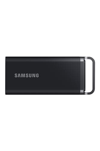 Samsung Portable SSD T5 EVO, 8 TB, USB 3.2 Gen. 1, 460 MB/s Lesen, 460 MB/s Schreiben, Externe Festplatte für Mac, PC, Android, Smart TVs und Spielkonsolen, Inkl. USB-C-Kabel, MU-PH8T0S/EU Bild 2
