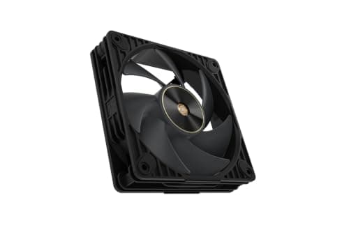 ASUS ProArt PF120 Triple Pack 120 mm PMW-Ventilatoren, hohe Leistung, 28-mm-Rahmen, LCP-Lüfter, leiser Betrieb, Präzisionstechnik, Kettenverbinder, Schwarz Bild 5