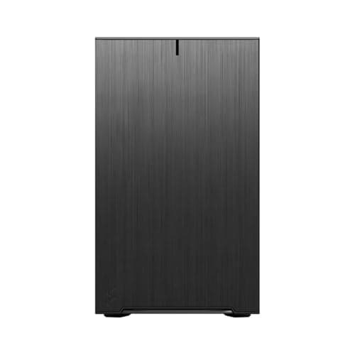 Fractal Design Define 7 Nano Black Brushed Aluminum/Steel Mini ITX Silent Light Tinted Tempered Glass Window Nano Tower Computer Case Schwarz/schiere Freude Bild 4