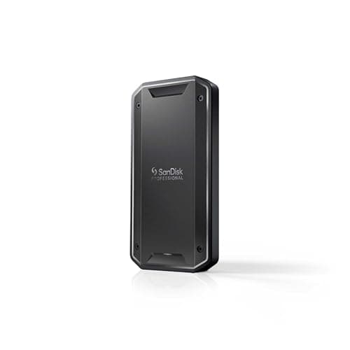 SanDisk PROFESSIONAL PRO-G40 SSD 4 TB (mobile SSD, exFAT formatiert, robuste NVMe SSD mit Thunderbolt 3, USB-C, bis zu 3.000 MB/s Lesen, IP68 Gehäuse, staub- und wasserbeständig) 4 TB PRO-G40 SSD (exFAT) Bild 2