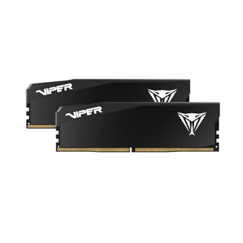 Patriot Viper Elite 5 Ultra Gaming DDR5 RAM 64GB (2X32GB) 6400MT/s CL32 1.4v UDIMM Desktop Gaming Arbeitsspeicher Kit Kompatibel mit Intel XMP AMD EXPO - VEU564G6432K