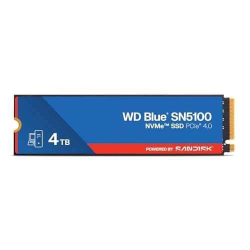 WD Blue SN5100 NVMe SSD 4 TB (6.900 MB/s Lesegeschwindigkeit, M.2 2280, PCIe Gen 4.0, nCache 4.0, SANDISK 3D CBA NAND-Technologie, Acronis True Image) Bild 2