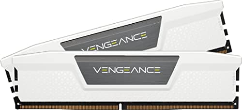 CORSAIR Vengeance DDR5 RAM 32GB (2x16GB) Bis zu 6400MHz CL36-48-48-104 1.35V AMD EXPO Intel XMP 3.0 Desktop-Arbeitsspeicher – Weiß (CMK32GX5M2B6400Z36W)